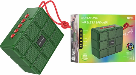 Borofone Портативная акустика BR16 Gage зеленый (Зеленый)
