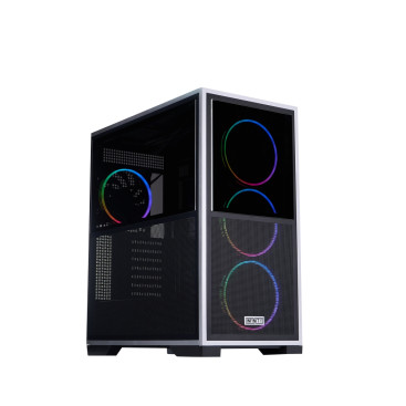 1STPLAYER INFINITY IF8 ARGB, E-ATX, 4x140mm ARGB, Black, IF8-BK-4FO7-14