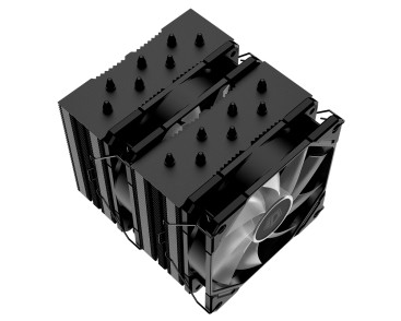 ID-COOLING SE-207-XT ARGB черный LGA20XX/1700/1200/115X/AM5/AM4 TDP 280W DUAL FAN 120mm
