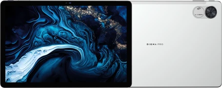 Планшет Digma Pro Infinity G85 (2.0) 8C RAM8Gb ROM256Gb 10.1" In-Cell 1920x1200 4G Android 14 серебристый 13Mpix 5Mpix BT WiFi microSD 128Gb 7000mAh 200hrs