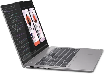 Ноутбук Lenovo Yoga 7 14AHP9 Ryzen 7 8840HS 16Gb SSD1Tb AMD Radeon 780M 14" IPS Touch WUXGA (1920x1200) Windows 11 Home dk.grey WiFi BT Cam Bag (83DK006RRK)