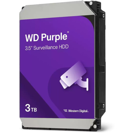 WD Purple 3.5" 3TB SATA 6Gb/s 5400rpm 128MB (WD34PURZ)