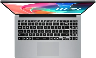 Ноутбук MSI Modern 15 F1MG-801XRU Core 5 120U 16Gb SSD512Gb Intel Graphics 15.6" IPS FHD (1920x1080) FreeDOS silver WiFi BT Cam (9S7-15S112-801)