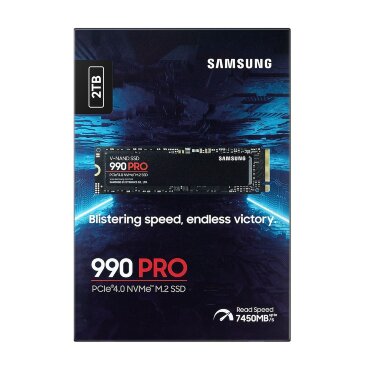 Samsung 990 PRO Black 2TB M.2 2280 PCIe Gen4x4 7450/6900 MZ-V9P2T0BW