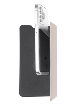 PERO Чехол-книжка Soft Touch универсальный 6.0-6.5" розовый