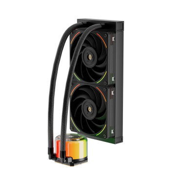 1STPLAYER CC 240 ARGB, LGA1700/1200/115X/AM5/AM4, Black