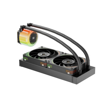 1STPLAYER CC 240 ARGB, LGA1700/1200/115X/AM5/AM4, Black