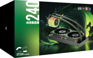 1STPLAYER CC 240 ARGB, LGA1700/1200/115X/AM5/AM4, Black