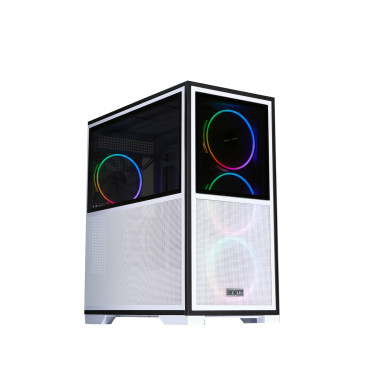 1STPLAYER INFINITY IF8 ARGB, E-ATX, 4x140mm ARGB, White, IF8-WH-4FO7-14-W