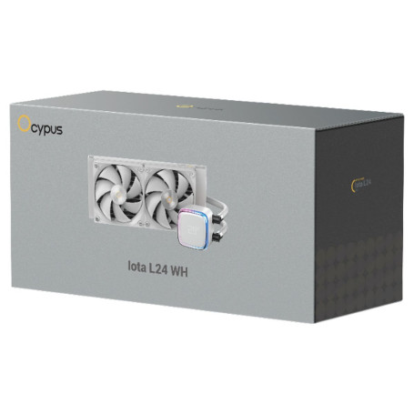 Ocypus Iota L24 WH ARGB, LGA1700/1200/115X/AM5/AM4, Iota-L24-WH2ANWNN00X-GL, белый