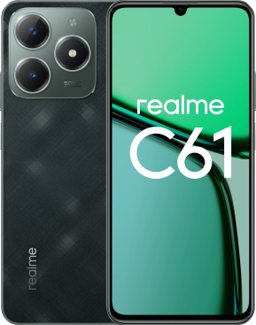 realme C61 8/128 ГБ темно-зеленый