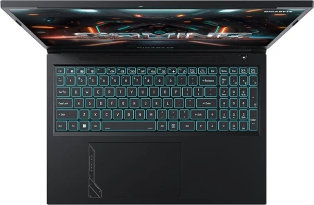 Ноутбук Gigabyte G6 Core i7 13620H 16Gb SSD1Tb NVIDIA GeForce RTX4060 8Gb 16" IPS FHD+ (1920x1200) FreeDOS black WiFi BT Cam (KF-H3KZ854KD)