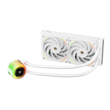 1STPLAYER CC 240 ARGB, LGA1700/1200/115X/AM5/AM4, White