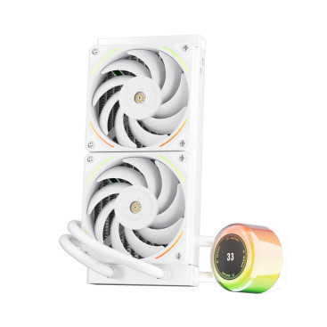 1STPLAYER CC 240 ARGB, LGA1700/1200/115X/AM5/AM4, White