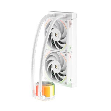 1STPLAYER CC 240 ARGB, LGA1700/1200/115X/AM5/AM4, White