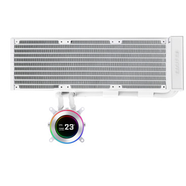 Lian Li HydroShift II LCD-C 360N, LGA1700/1200/115X/AM5/AM4, White