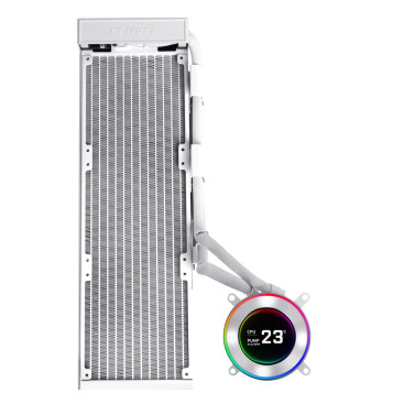 Lian Li HydroShift II LCD-C 360N, LGA1700/1200/115X/AM5/AM4, White