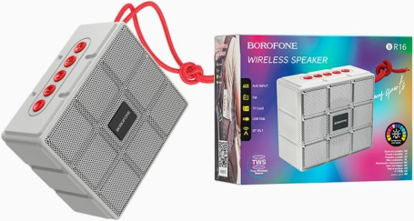 Borofone Портативная акустика BR16 Gage серый (Серый)