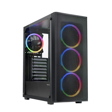 XASTRA A300 4FRGB, ATX, 4x120mm FRGB, Black, A300-4FR12F