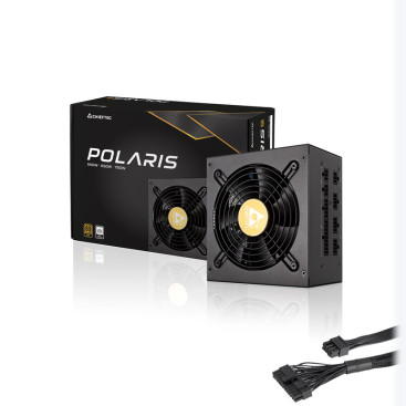 Chieftec Polaris PPS-750FC, ATX 2.4, 750W, 80 PLUS Gold, Black, PPS-750FC