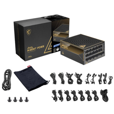 MSI MEG Ai1600T PCIE5, 1600W, 80 PLUS Titanium, черный