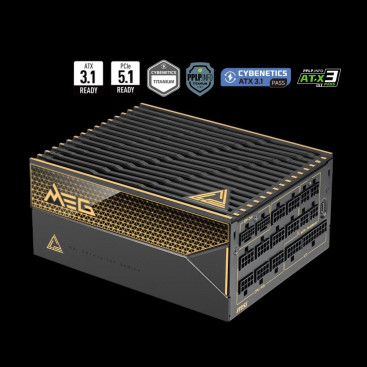 MSI MEG Ai1600T PCIE5, 1600W, 80 PLUS Titanium, черный