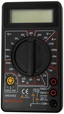 Мультиметр Mastech M830BZ цифровой черный (13-2002)