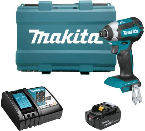 Шуруповерт Makita DTD153RT 18Вт аккум. патрон:шестигр.1/4" (кейс в комплекте)