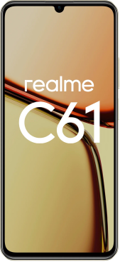 realme C61 8/128 ГБ блестящий золотой