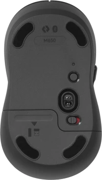 Logitech M650, беспроводная, 4000dpi, графитовый