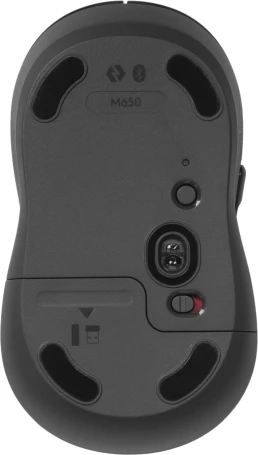 Logitech M650, беспроводная, 4000dpi, графитовый