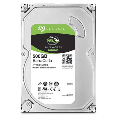 Seagate BarraCuda 3.5" 500GB SATA 6Gb/s 7200rpm 32MB ST500DM009