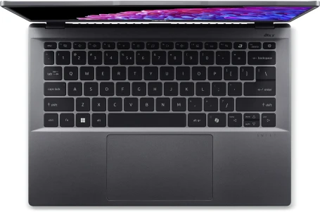 Ноутбук Acer Swift Go 14 SFG14-63-R7T4 Ryzen 9 8945HS 32Gb SSD1Tb AMD Radeon 780M 14" OLED 2.8K (2880x1800) Windows 11 Home metall WiFi BT Cam (NX.KTSCD.001)