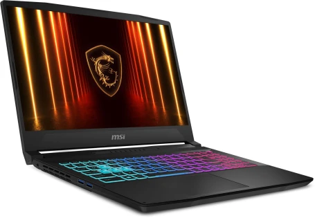 Ноутбук MSI Katana 15 HX B14WFK-618XRU Core i5 14450HX 16Gb SSD1Tb NVIDIA GeForce RTX 5060 8Gb 15.6" IPS FHD (1920x1080) FreeDOS black WiFi BT Cam (9S7-1587C1-618)