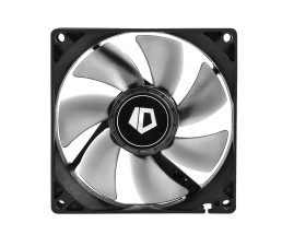 Вентилятор ID-COOLING NO-9225-SD 92x92x25мм (150шт./кор, 3pin, черный, 1500об/мин) BOX