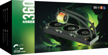 1STPLAYER CC 360 ARGB, LGA1700/1200/115X/AM5/AM4, Black