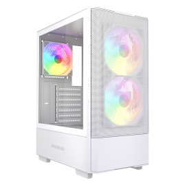 Powercase Mistral AY3W ARGB, ATX, 3x120mm ARGB, White, CMAYW-A3