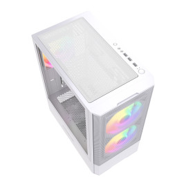 Powercase Mistral AY3W ARGB, ATX, 3x120mm ARGB, White, CMAYW-A3
