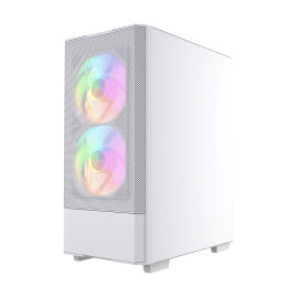 Powercase Mistral AY3W ARGB, ATX, 3x120mm ARGB, White, CMAYW-A3