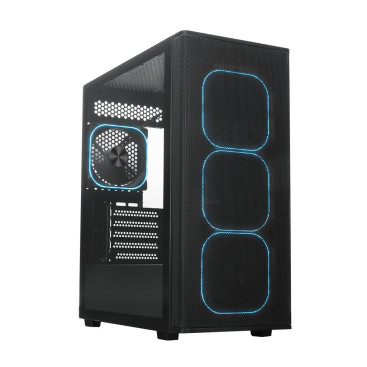 XASTRA A300M 4ARGB-C6, mATX, 4x120mm ARGB, Black, A300M-4FG12A-C6