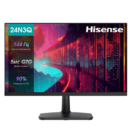 23.8" Hisense FHD 24N3Q, черный