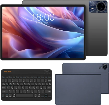Планшет Teclast T65Max Premium set G99 (2.0) 8C RAM8Gb ROM256Gb 12.95" IPS 1920x1200 4G Android 14 серебристый 13Mpix 8Mpix BT WiFi microSD 1Tb 10000mAh 32hr