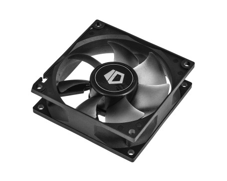 Вентилятор ID-COOLING NO-8025-SD 80x80x25мм (136шт./кор, 3pin, черный, 2000об/мин) BOX