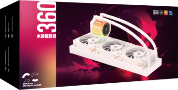 1STPLAYER CC 360 ARGB, LGA1700/1200/115X/AM5/AM4, White