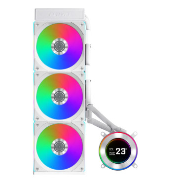 Lian Li HydroShift II LCD-C 360R, LGA1700/1200/115X/AM5/AM4, White