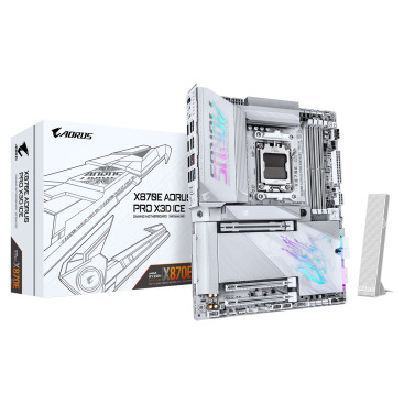 Gigabyte X870E AORUS PRO X3D ICE socket AM5