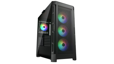 Cougar Airface Pro RGB, E-ATX, 4x120mm ARGB, Black, CGR-5AD1B-AIR-RGB