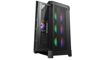 Cougar Airface Pro RGB, E-ATX, 4x120mm ARGB, Black, CGR-5AD1B-AIR-RGB