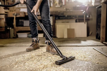 Строительный пылесос Karcher WD 3 P V-17/4/20 Workshop 1000Вт (уборка: сухая/сбор воды/выдув) желтый