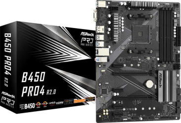 ASRock B450 PRO4 R2.0, socket AM4